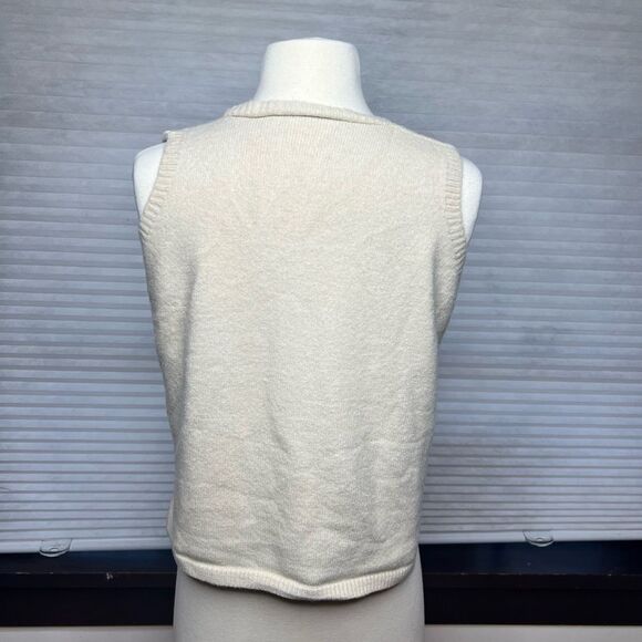 Button Front Knit Sweater Vest - Picture 5 of 6